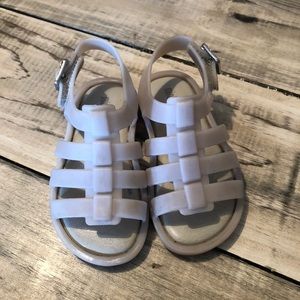 Eggshell sandals